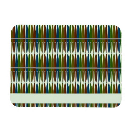 Fun Illustrated Multicolor Pens Pattern Art Magnet