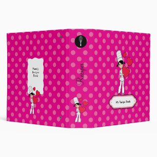 Fun Illustrated Recipe Binder for Kitchen