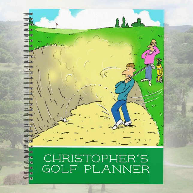 Fun illustration of golfers playing golf. Golfing Planner (Creator Uploaded)
