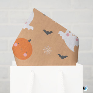 Fun Illustrative Maximalist Halloween Tissue Paper