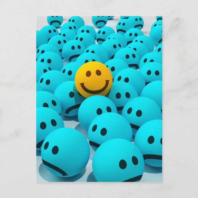 Fun Image Face Postcard (Front)