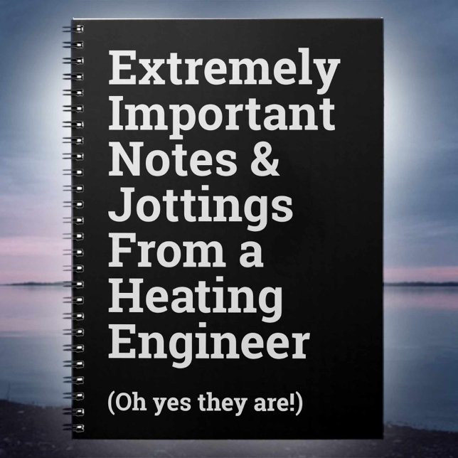 Fun Important Heating Engineer Notebook (Creator Uploaded)