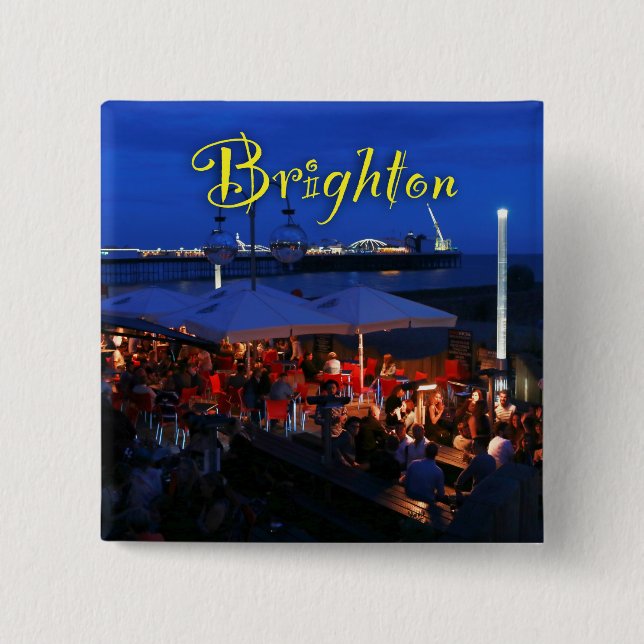 Fun in Brighton! Pinback Button (Front)