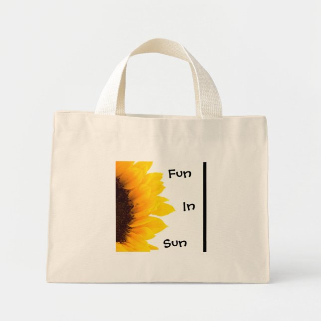 Fun in sun summer tote bag (Front)