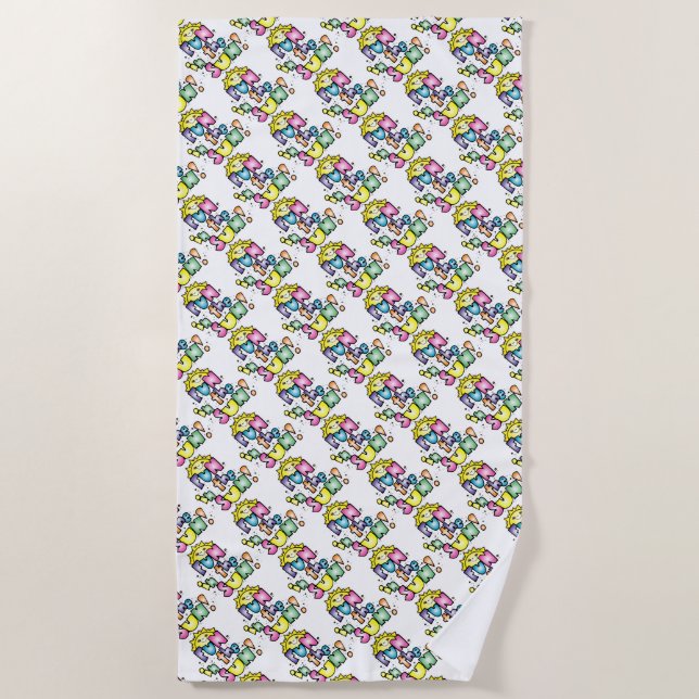 Fun in the Sun Beach Towel (Front)