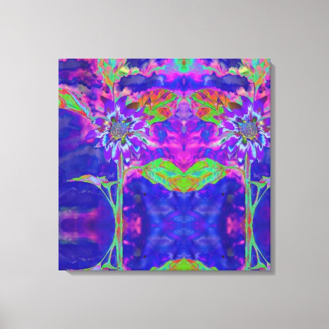 Fun in the Sun - blue Canvas Print (Front)