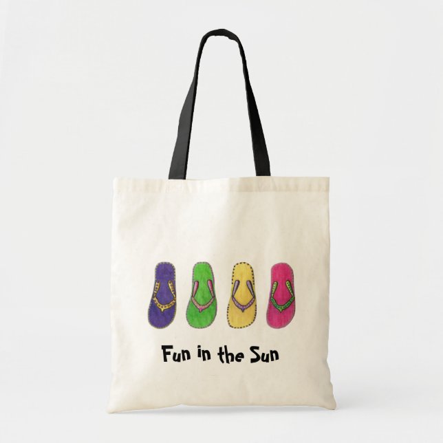 Fun in the Sun Canvas Bag (Front)