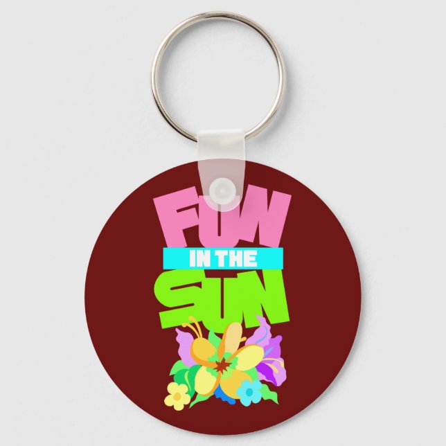 Fun in the Sun Keychain (Front)