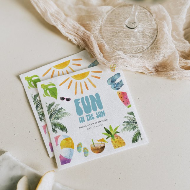 Fun in the Sun Napkins (Creator Uploaded)