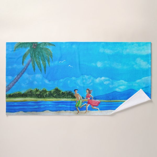 Fun in the Sun Run Bath Towel