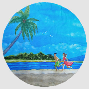 Fun in the Sun Run Beach Towel