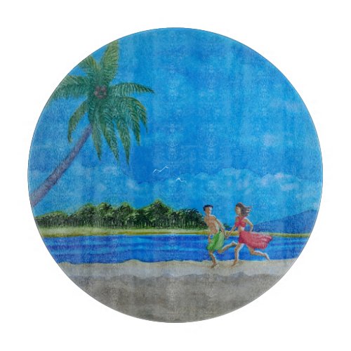 Fun in the Sun Run Cutting Board