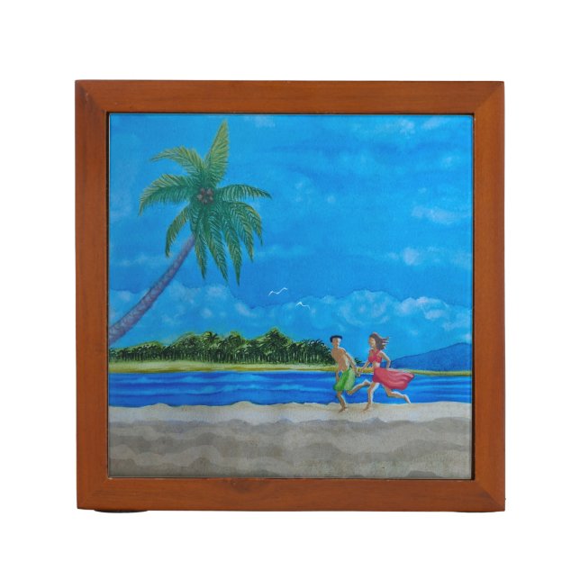 Fun in the Sun Run Desk Organizer (Front)