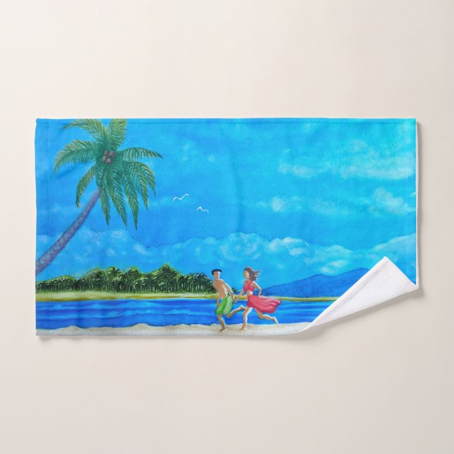 Fun in the Sun Run Hand Towel (Hand Towel)