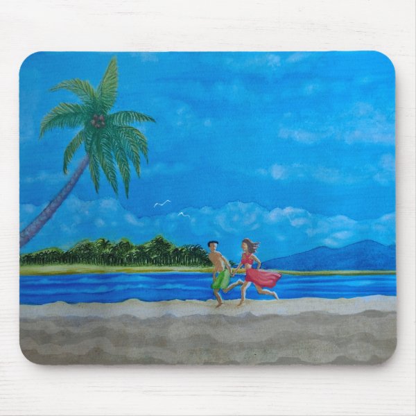 Fun in the Sun Run Mouse Pad