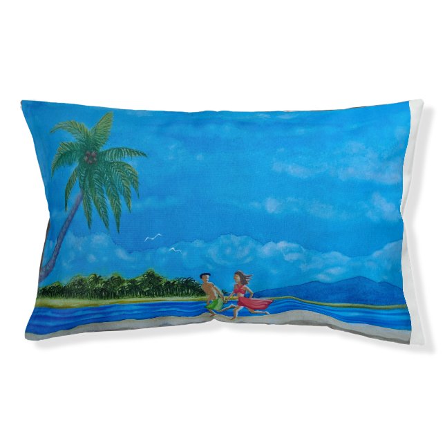 Fun in the Sun Run  Pet Bed (Front)