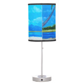 Fun in the Sun Run  Table Lamp (Back)