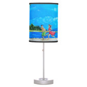 Fun in the Sun Run  Table Lamp (Front)