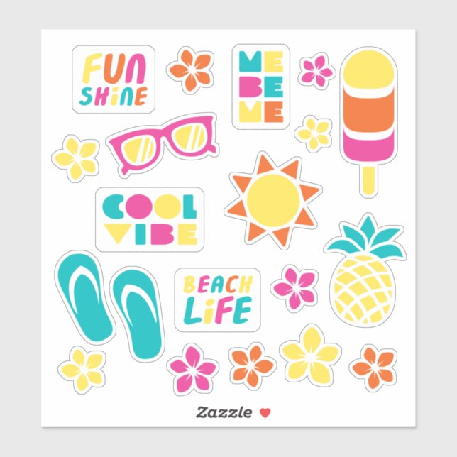 Fun in the Sun Sticker (Sheet)