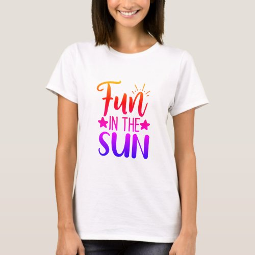 Fun in the Sun Summer Adventure Awaits T_Shirt