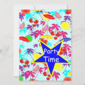 Fun In The Sun Tropical Party Time Invites | Zazzle