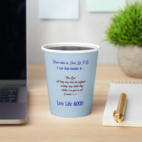 Fun Inspirational  Paper Cups