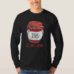 Fun Inspirational Religious Meme Cute Jesus Is My T-Shirt