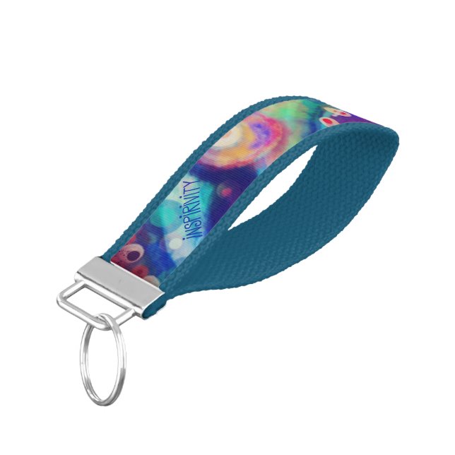 Fun Inspirivity Wrist Keychain (Angled Down)