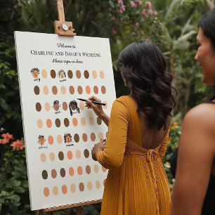 Fun Interactive Wedding Doodle Guestbook Sign