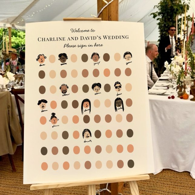 Fun Interactive Wedding Doodle Guestbook Sign (Creator Uploaded)