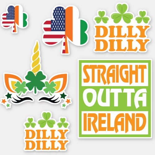 Fun Ireland Assorted Stickers