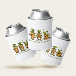 Fun Irish Gnomes Shenanigans St Patrick's Day Can Cooler