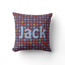 Fun Jacks Retro Modern Pillow