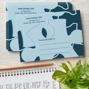 Fun Jigsaw Puzzle Kids Birthday Envelope