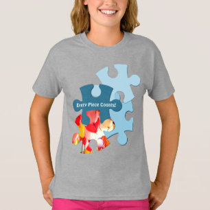 Fun Jigsaw Puzzle Pieces Image You Fit Perfectly T-Shirt