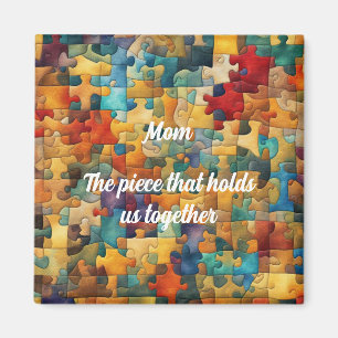 Fun Jigsaw themed editable Magnet