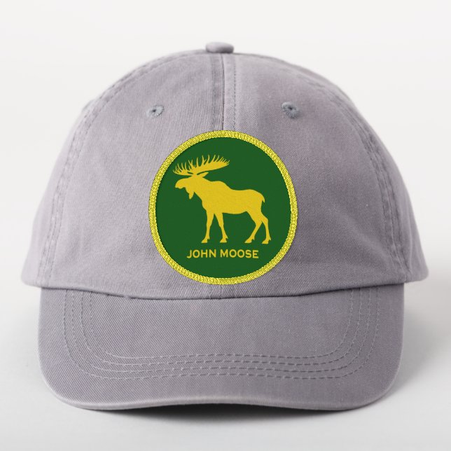 Fun John Moose Parody Farmer Patch (On Headwear)