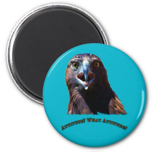 Fun Juvenile Bald Eagle Bad Attitude Wildlife Magnet