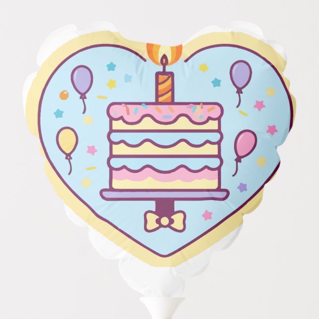 Fun ‘Kack Our Candal’ Birthday Party Balloon (Back)