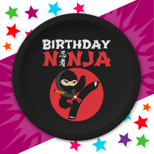 Fun Karate Party Kids Martial Arts Birthday Ninja Paper Plates