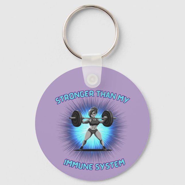 fun keychain for strong people fighting LUPUS (Front)