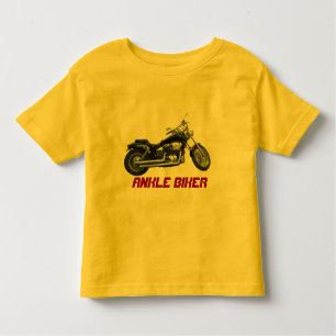 Fun Kid's Ankle Biker Motorcycle design Toddler T-shirt