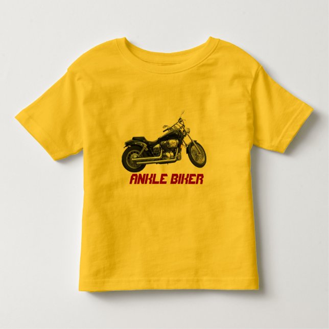 Fun Kid's Ankle Biker Motorcycle design Toddler T-shirt (Front)