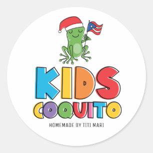 Fun Kids Coquito Classic Round Sticker