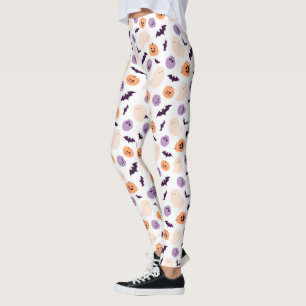 Fun Kids Halloween Pattern Leggings