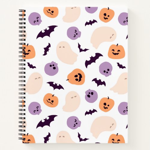 Fun Kids Halloween Pattern Notebook