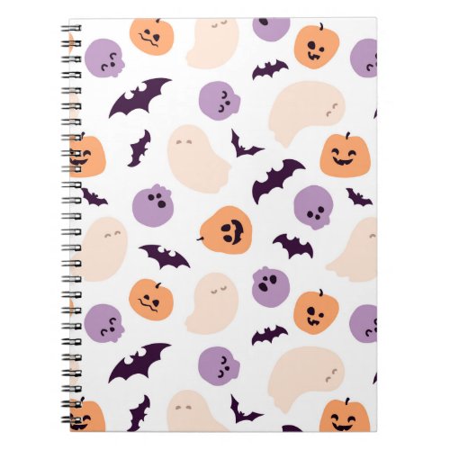 Fun Kids Halloween Pattern Notebook