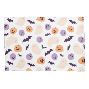 Fun Kids Halloween Pattern Pillow Case