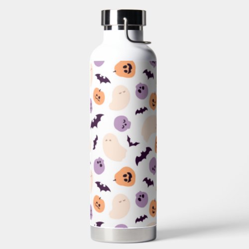 Fun Kids Halloween Pattern Water Bottle