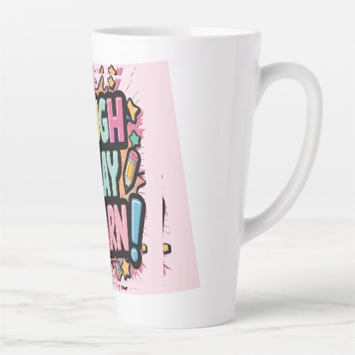 Fun Kids laugh Play Learn Pink  Latte Mug